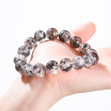 Pure Charge Shield - Natural Herkimer Bracelet
