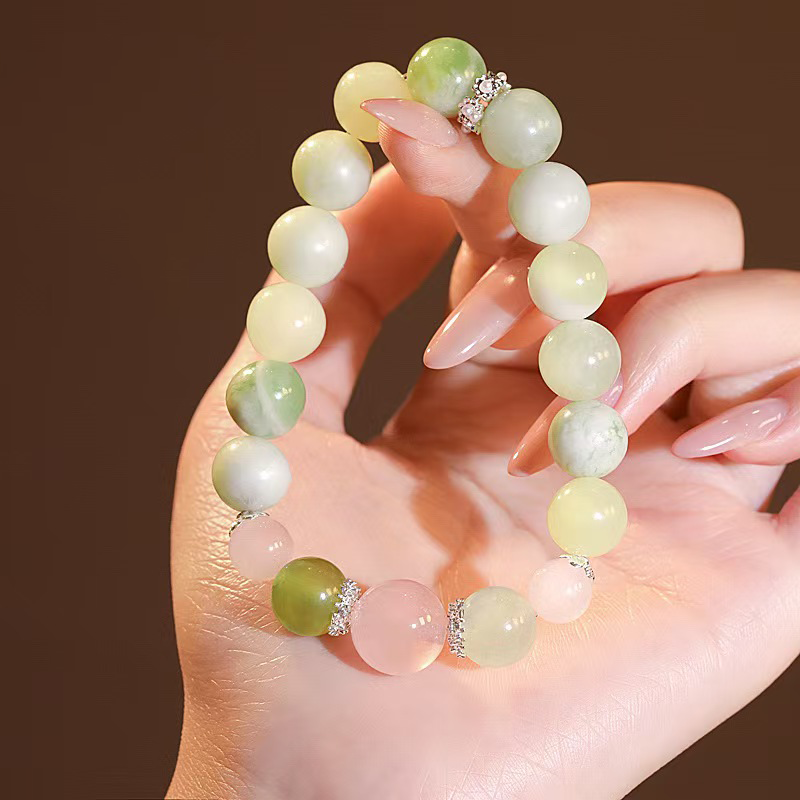 Emotional Balance - Prehnite Harmony Bracelet