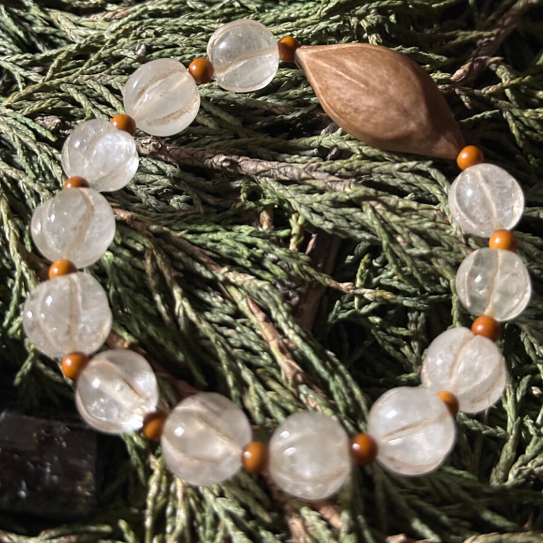 Stress Relief & Vitality Boost - "Nature's Harmony" Crystal Energy Bracelet