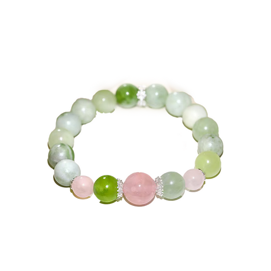 Emotional Balance - Prehnite Harmony Bracelet