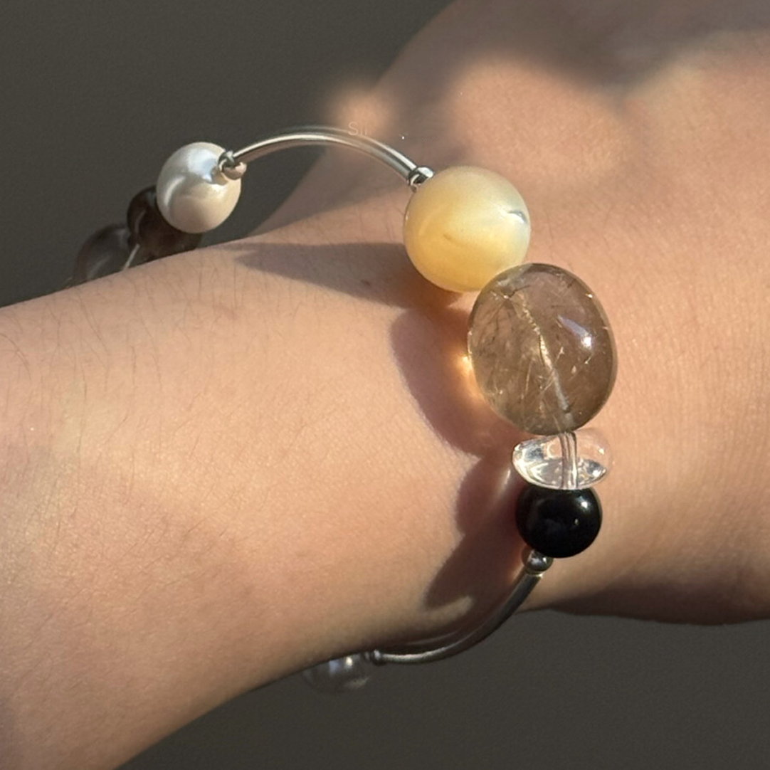 Luminous Guardian Bangle Bracelet