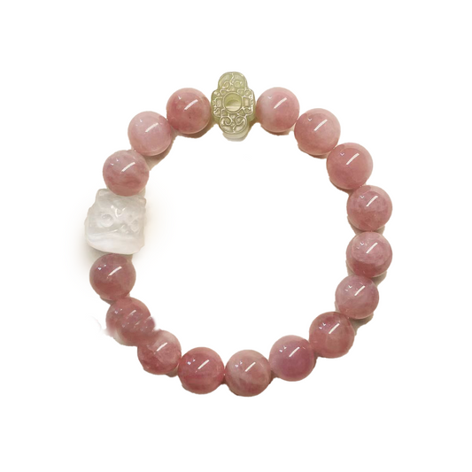 Peach Blossom & Career Duo - Rose Quartz Bracelet