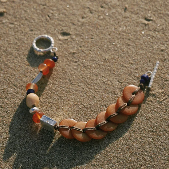 Earth for Stability - Vintage Thai Silver Bracelet