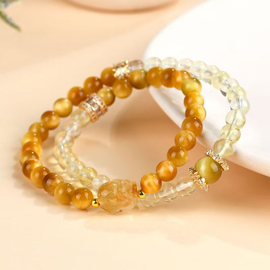 Luck & Balance - Tiger's Eye Harmony Set