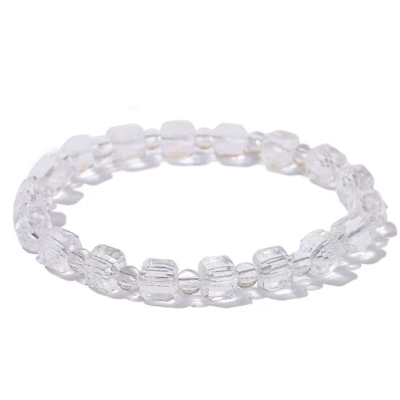 Precision Meets Mysticism-Square Rainbow Quartz