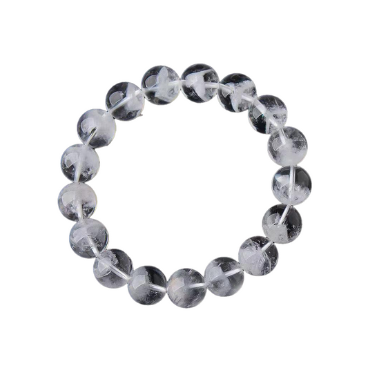 Wealth & Blessings - Natural White Phantom Bracelet
