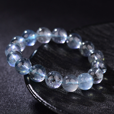 Abyssal Guardian - Natural Aquamarine Bracelet