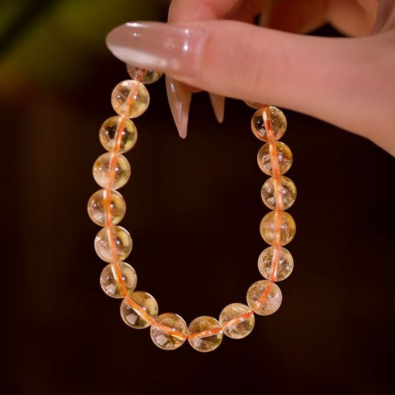 Wealth Attraction - Natural Golden Healer Quartz Bracelet