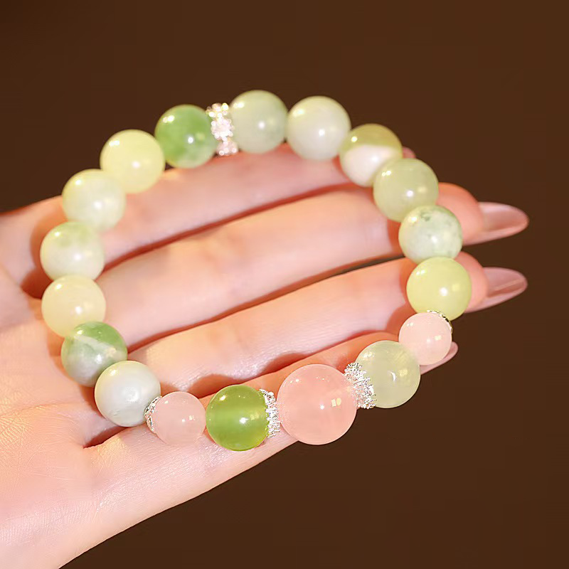 Emotional Balance - Prehnite Harmony Bracelet