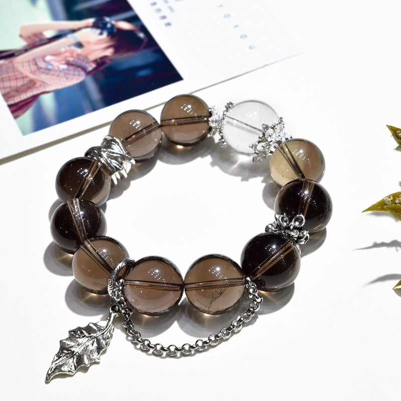Earthen Harmony - Smoky Quartz Bracelet