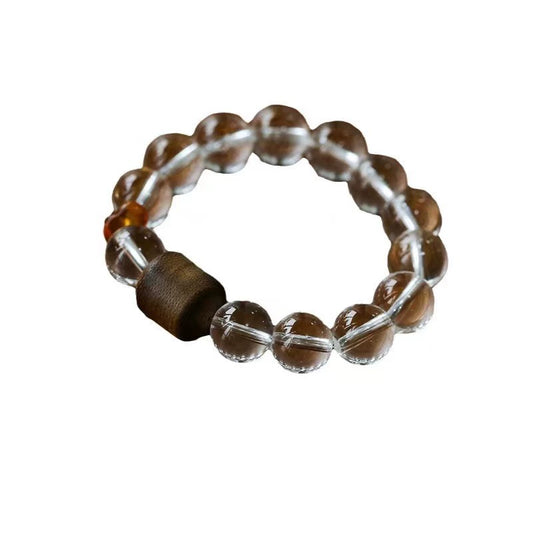Stress Relief - Serenity Crystal-Wood Bracelet