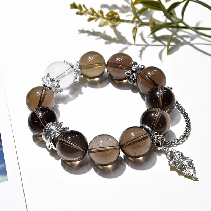 Earthen Harmony - Smoky Quartz Bracelet