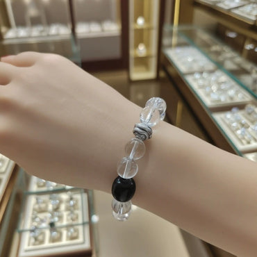 Focus Enhancement - Sandalwood Crystal Bracelet