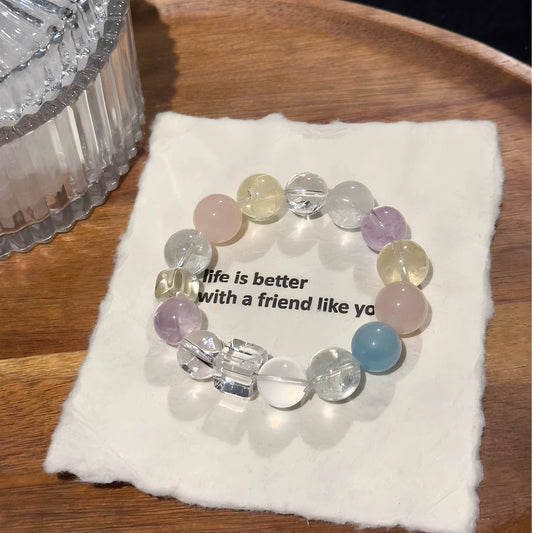 Spiritual Healing - Multicolor Chakra Crystal Bracelet