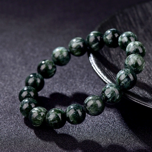 Career Success Magnet - Natural Seraphinite Bracelet