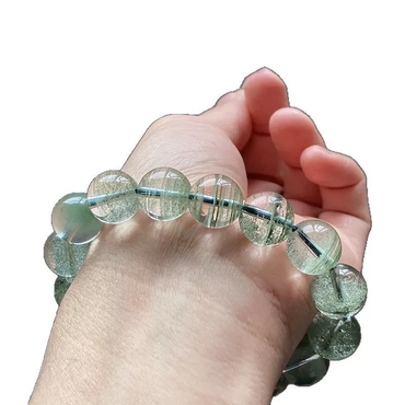 Wealth Attraction & Career Flourish - Green Phantom Quartz Bracelet