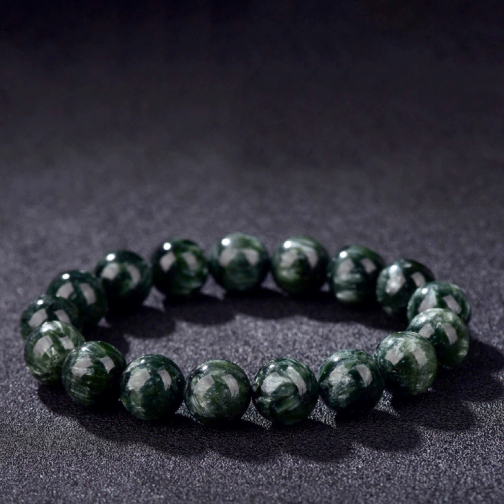 Career Success Magnet - Natural Seraphinite Bracelet