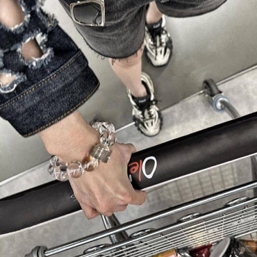 Crystal-Silver Fortune Nexus Bracelet