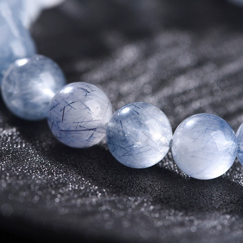 AquaFlow Wisdom - Blue Rutilated Quartz