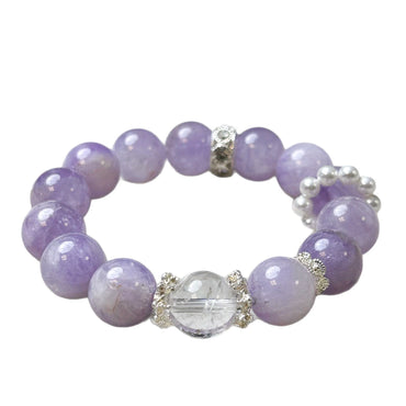 Guardian of Eternal Love - Natural Lavender Amethyst Bracelet