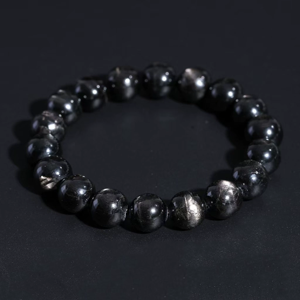 Wealth & Intuition Enhancer - Black Cat's Eye Bracelet
