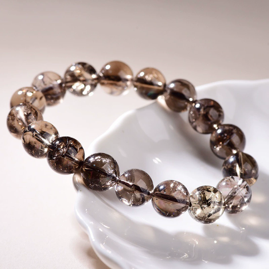 Energetic Blessings - Natural Tea Quartz Bracelet