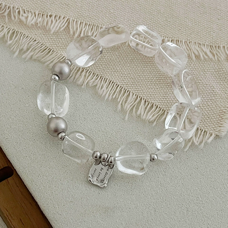 Negative Energy Cleansing - White Crystal Bracelet