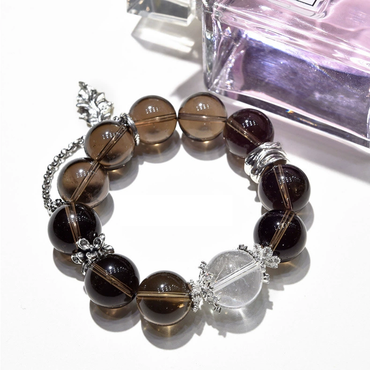 Earthen Harmony - Smoky Quartz Bracelet