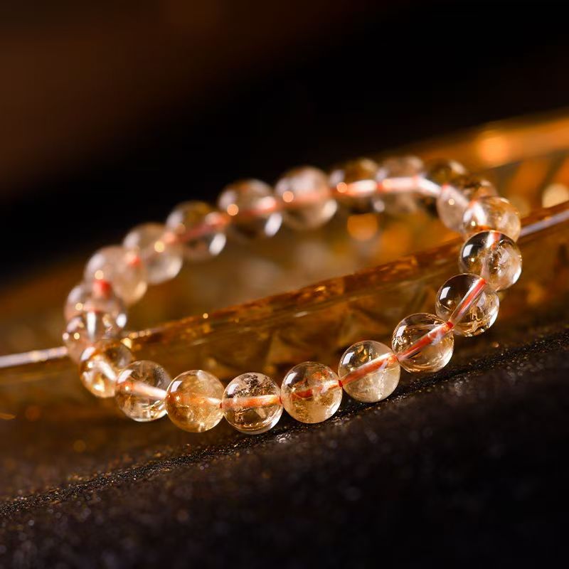 Wealth Attraction - Natural Golden Healer Quartz Bracelet