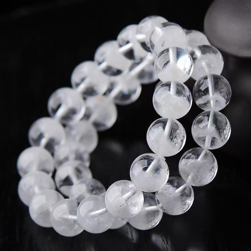 Wealth & Blessings - Natural White Phantom Bracelet