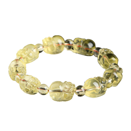Fortune Enhancement - Pi Yao Citrine Bracelet