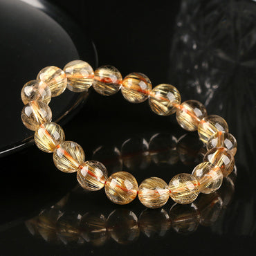 Spirit Uplift - Golden Rutilated Quartz Bracelet
