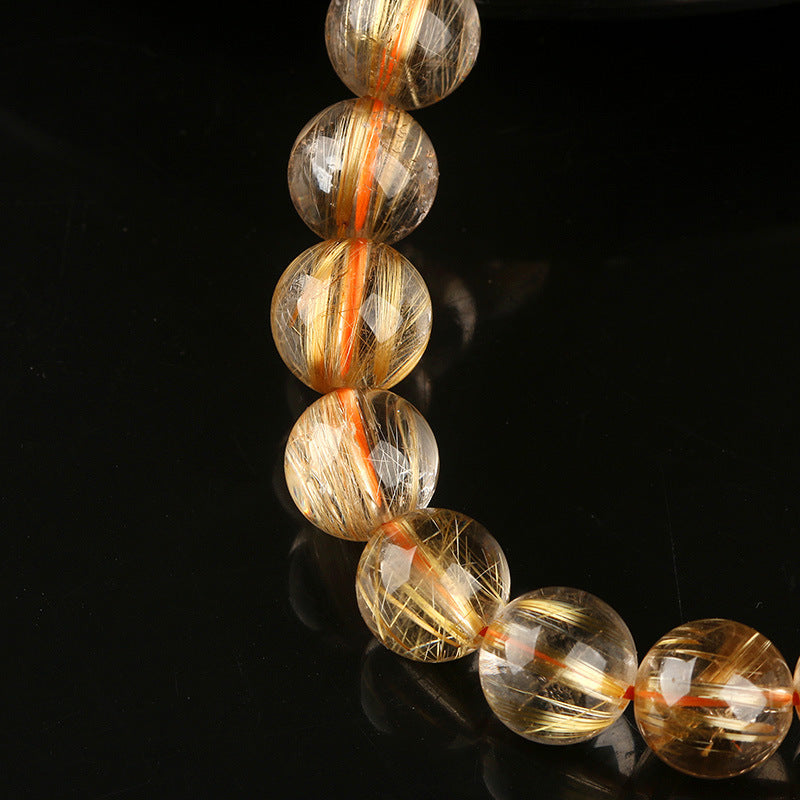 Spirit Uplift - Golden Rutilated Quartz Bracelet