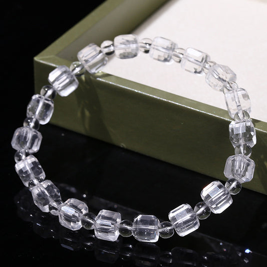 Precision Meets Mysticism-Square Rainbow Quartz