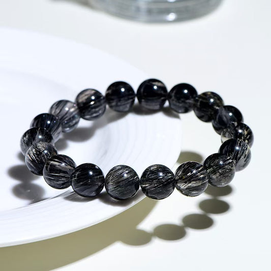 Abyssal Guardian-Black Rutilated Quartz