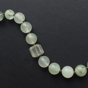 Growth to Abundance - Prehnite, Xiuyan Jade & Lemon Quartz Bracelet