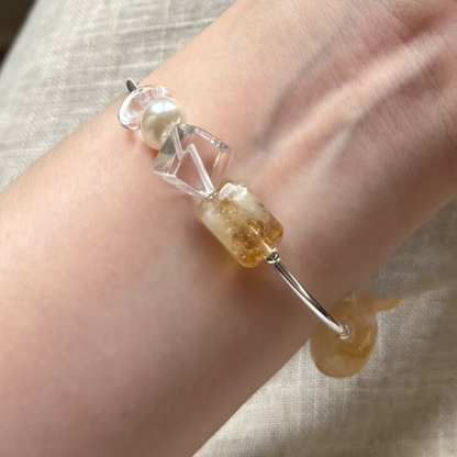 Sunlit Serenity Bangle Bracelet