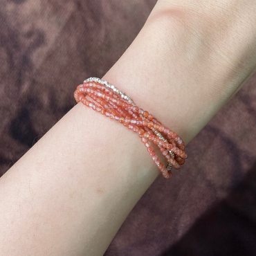 Sunrise Silver Balance Bracelet · 17cm.