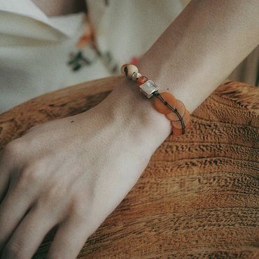 Earth for Stability - Vintage Thai Silver Bracelet