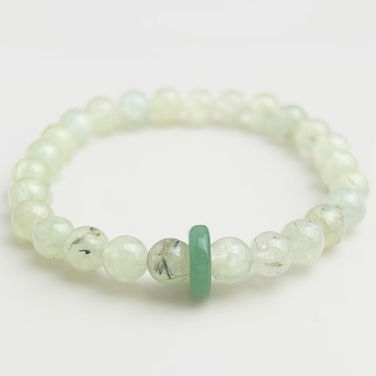 New Beginnings & Resilience Energy - Prehnite Bracelet