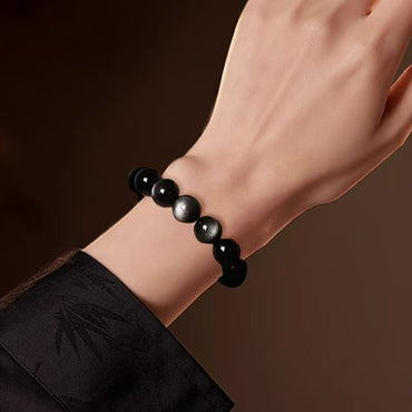 Energy Shield - Obsidian Aura Bracelet