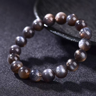 Wisdom & Clarity Essence - Black Skeleton Crystal Bracelet