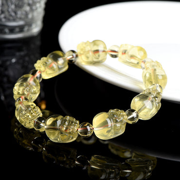 Fortune Enhancement - Pi Yao Citrine Bracelet