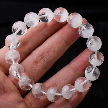 Wealth & Blessings - Natural White Phantom Bracelet