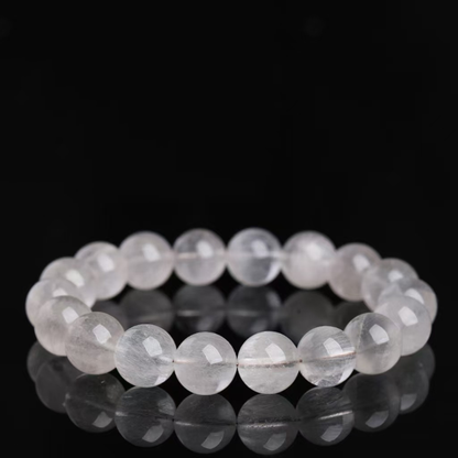 Moonlight Energy - White Rabbit Hair Quartz Bracelet
