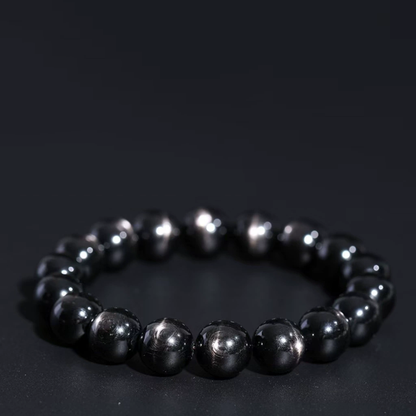 Wealth & Intuition Enhancer - Black Cat's Eye Bracelet