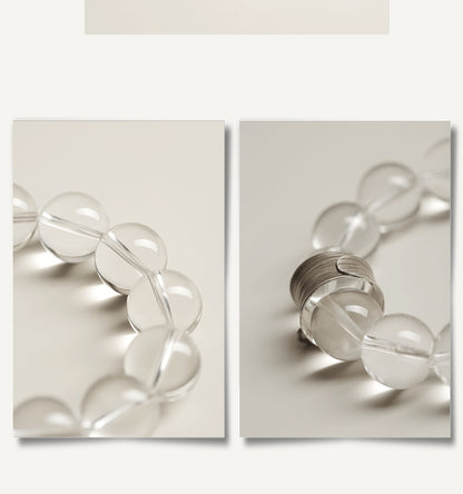 Crystal-Silver Fortune Nexus Bracelet