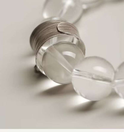 Crystal-Silver Fortune Nexus Bracelet