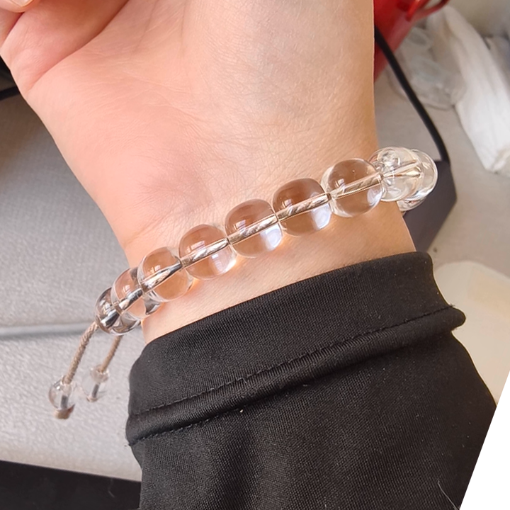 Clarity & Protection - White Crystal Energy Bracelet