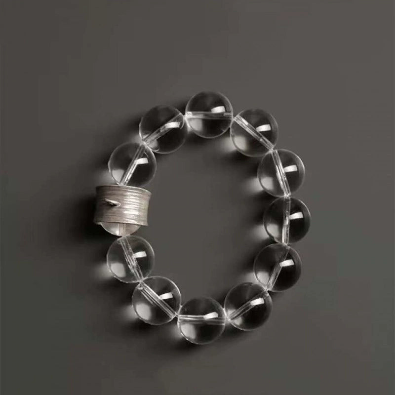 Crystal-Silver Fortune Nexus Bracelet